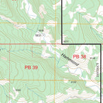 US Forest Service - Topo Cream Pots, UT FSTopo Legacy digital map