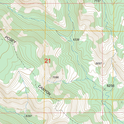 US Forest Service - Topo Cream Pots, UT FSTopo Legacy digital map