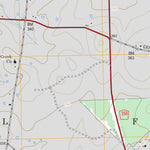 US Forest Service - Topo Crecy, TX FSTopo Legacy digital map