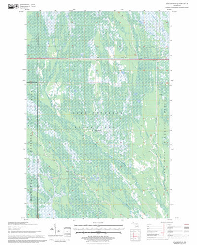 US Forest Service - Topo Creighton, MI FSTopo Legacy digital map