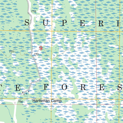 US Forest Service - Topo Creighton, MI FSTopo Legacy digital map