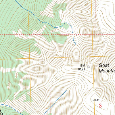 US Forest Service - Topo Crescent Cliff, MT FSTopo Legacy digital map