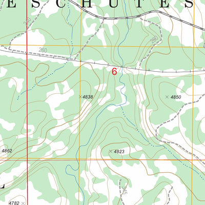 US Forest Service - Topo Crescent Lake, OR FSTopo Legacy digital map