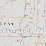 US Forest Service - Topo Crescent, OR FSTopo Legacy digital map