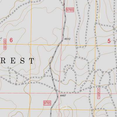US Forest Service - Topo Crescent, OR FSTopo Legacy digital map