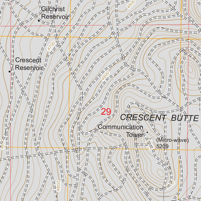US Forest Service - Topo Crescent, OR FSTopo Legacy digital map