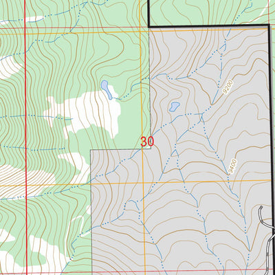US Forest Service - Topo Crested Butte, CO FSTopo Legacy digital map