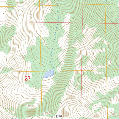 US Forest Service - Topo Crested Butte, CO FSTopo Legacy digital map