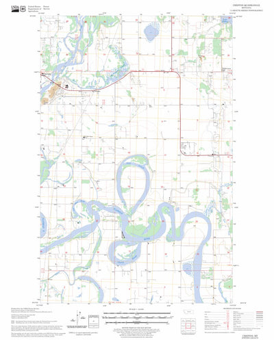 US Forest Service - Topo Creston, MT FSTopo Legacy digital map