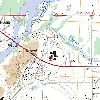 US Forest Service - Topo Creston, MT FSTopo Legacy digital map