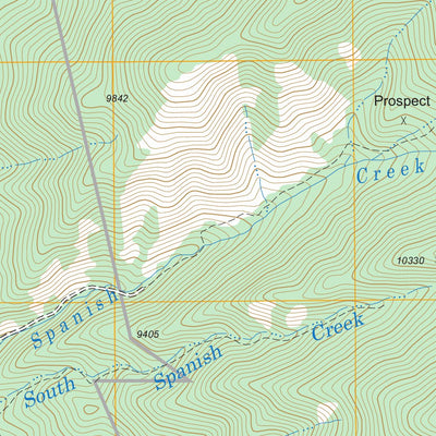 US Forest Service - Topo Crestone, CO FSTopo Legacy digital map