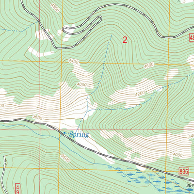 US Forest Service - Topo Cripple Horse Mountain, MT FSTopo Legacy digital map