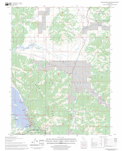 US Forest Service - Topo Crocker Mountain, CA FSTopo Legacy digital map