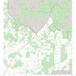 US Forest Service - Topo Crockett NE, TX FSTopo Legacy digital map