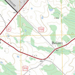 US Forest Service - Topo Crockett NE, TX FSTopo Legacy digital map