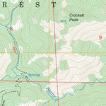 US Forest Service - Topo Crockett Peak, CA FSTopo Legacy digital map