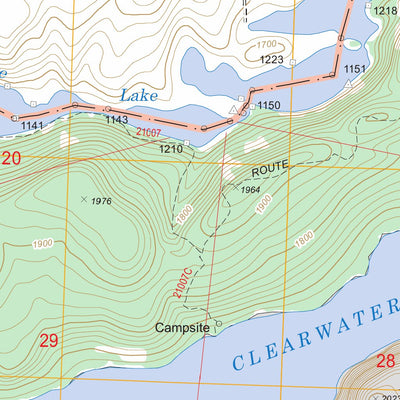 US Forest Service - Topo Crocodile Lake, MN FSTopo Legacy digital map