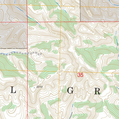 US Forest Service - Topo Croff, ND FSTopo Legacy digital map
