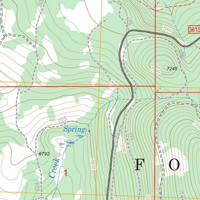 US Forest Service - Topo Crook Peak, OR FSTopo Legacy digital map