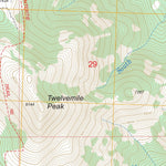 US Forest Service - Topo Crook Peak, OR FSTopo Legacy digital map