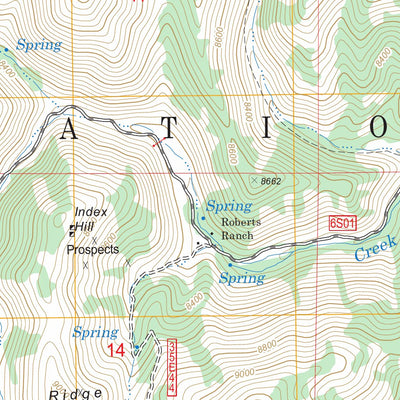 US Forest Service - Topo Crooked Creek, CA FSTopo Legacy digital map