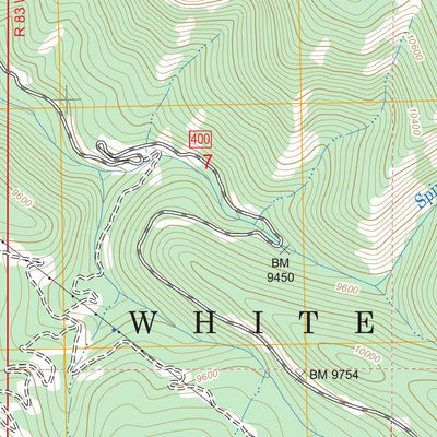 US Forest Service - Topo Crooked Creek Pass, CO FSTopo Legacy digital map