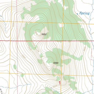 US Forest Service - Topo Crooked Creek Valley, OR FSTopo Legacy digital map