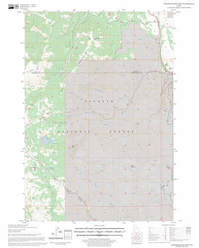 US Forest Service - Topo Crooked River Point, ID FSTopo Legacy digital map