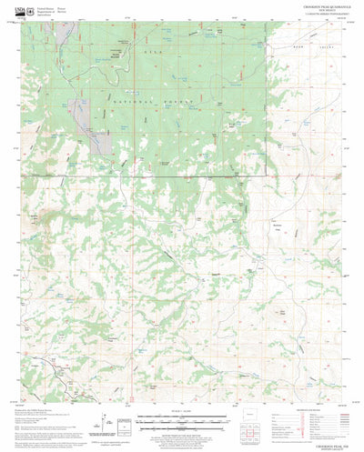 US Forest Service - Topo Crookson Peak, NM FSTopo Legacy digital map