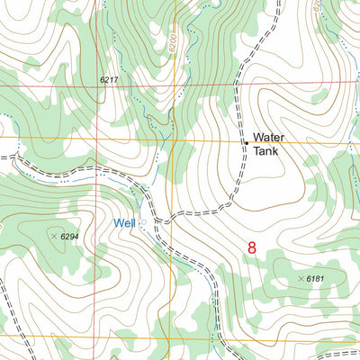US Forest Service - Topo Crookson Peak, NM FSTopo Legacy digital map