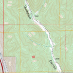 US Forest Service - Topo Crosby Springs, NM FSTopo Legacy digital map