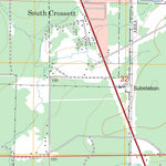 US Forest Service - Topo Crossett South, AR - LA FSTopo Legacy digital map