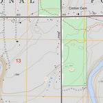 US Forest Service - Topo Croton, MI FSTopo Legacy digital map