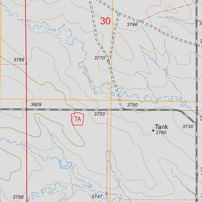 US Forest Service - Topo Crowe Dam, SD FSTopo Legacy digital map