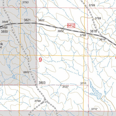 US Forest Service - Topo Crowe Dam, SD FSTopo Legacy digital map