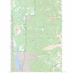 US Forest Service - Topo Crowell Mountain, MT FSTopo Legacy digital map