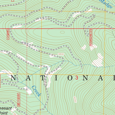 US Forest Service - Topo Crowell Mountain, MT FSTopo Legacy digital map