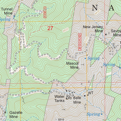 US Forest Service - Topo Crown King, AZ FSTopo Legacy digital map