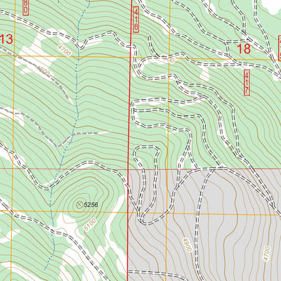 US Forest Service - Topo Cryder Butte, OR FSTopo Legacy digital map