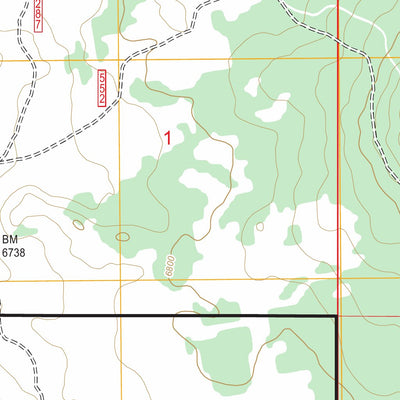 US Forest Service - Topo Crystal Butte, ID FSTopo Legacy digital map