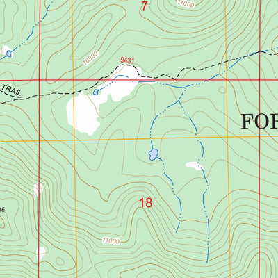 US Forest Service - Topo Crystal Creek, CO FSTopo Legacy digital map