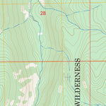 US Forest Service - Topo Crystal Creek, CO FSTopo Legacy digital map