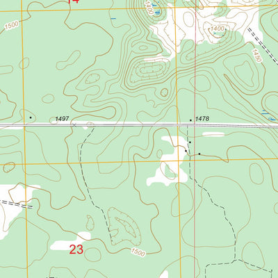 US Forest Service - Topo Crystal Lake, MN FSTopo Legacy digital map