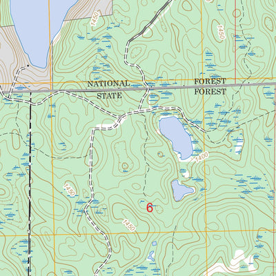 US Forest Service - Topo Crystal Lake, MN FSTopo Legacy digital map