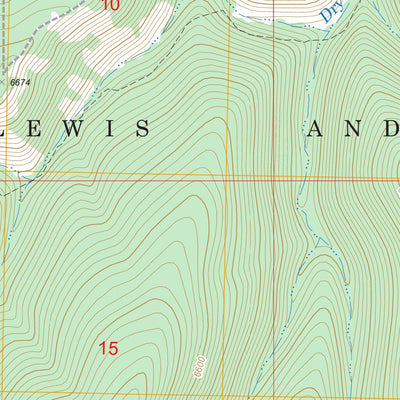 US Forest Service - Topo Crystal Lake, MT FSTopo Legacy digital map