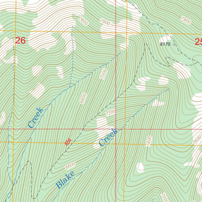 US Forest Service - Topo Crystal Lake, MT FSTopo Legacy digital map