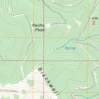 US Forest Service - Topo Crystal Peak, ID FSTopo Legacy digital map