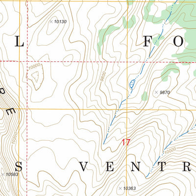 US Forest Service - Topo Crystal Peak, WY FSTopo Legacy digital map