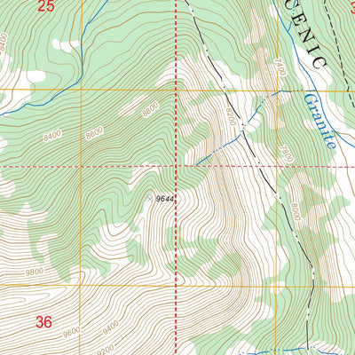 US Forest Service - Topo Crystal Peak, WY FSTopo Legacy digital map