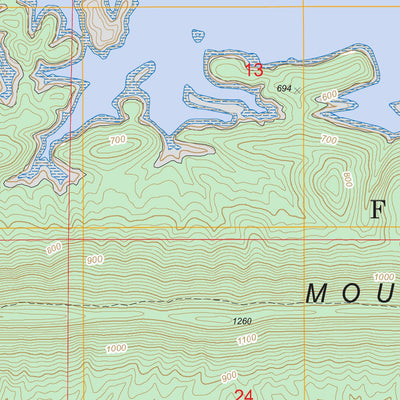 US Forest Service - Topo Crystal Springs, AR FSTopo Legacy digital map